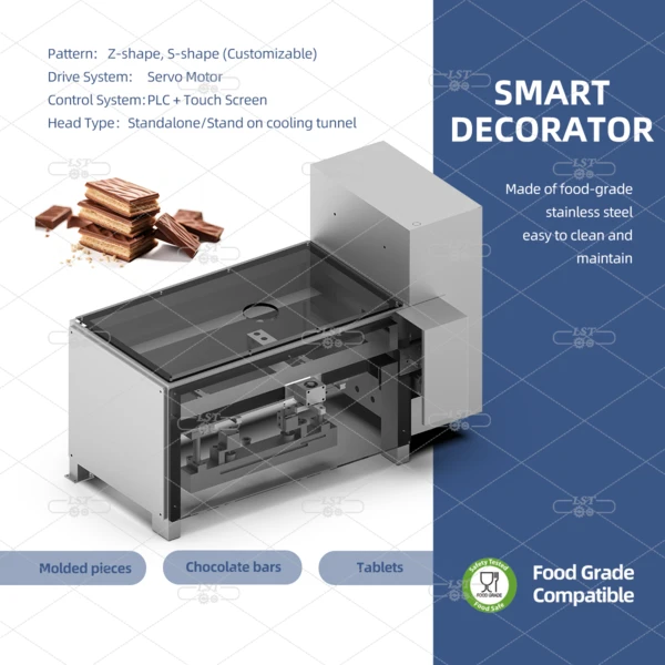 LST Smart Chocolate Decorator Machine: Revolutionizing Industrial Chocolate Making Equipment best